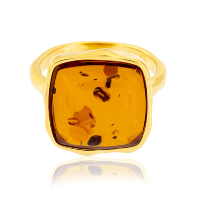 Baltic Amber Silver Ring (dagen)