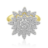 18K IF (D) Diamond Gold Ring