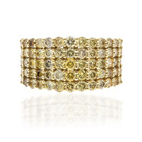 14K SI2 Fancy Diamond Gold Ring (CIRARI)