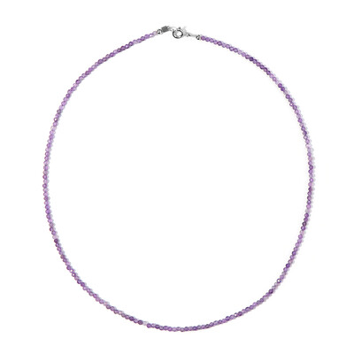 Amethyst Silver Necklace
