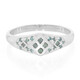 Fancy Diamond Silver Ring