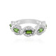Russian Diopside Silver Ring(Adela Silber)