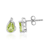 Peridot Silver Earrings