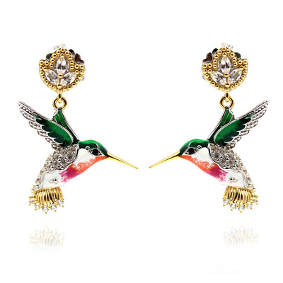 White Topaz Silver Earrings (Dallas Prince Designs)