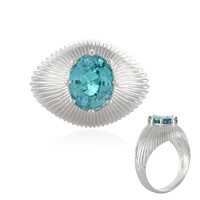 Ratanakiri Zircon Silver Ring (de Melo)
