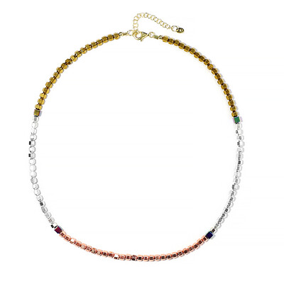 Mystic Hematite Silver Necklace
