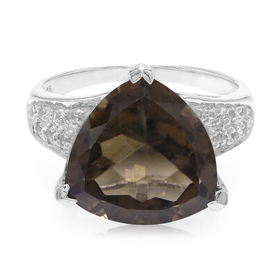 Smoky Quartz Silver Ring