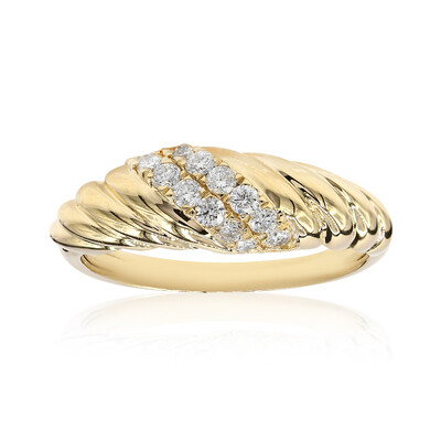 14K SI2 (H) Diamond Gold Ring (CIRARI)