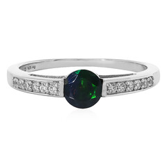 Mezezo Opal Silver Ring