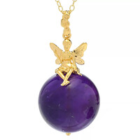 Amethyst Silver Necklace (Gems en Vogue)