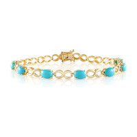 Sleeping Beauty Turquoise Silver Bracelet (Faszination Türkis)