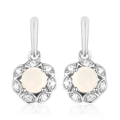 Welo Opal Silver Earrings