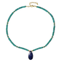 Lapis Lazuli Silver Necklace