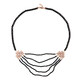 Rainbow Moonstone Silver Necklace (KM by Juwelo)