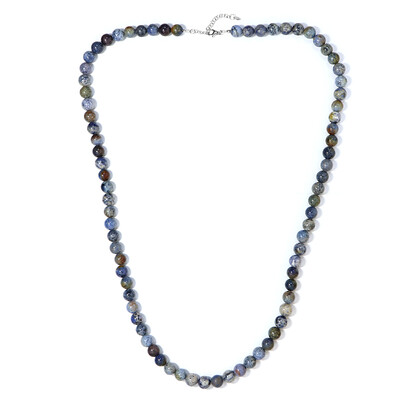 Dumortierite Silver Necklace