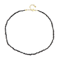 Black Diamond Silver Necklace