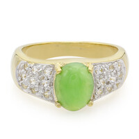 Imperial Chrysoprase Silver Ring