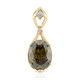 9K Bulgarian Sphalerite Gold Pendant