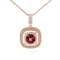 Malawi Garnet Silver Necklace