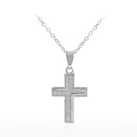 I3 (I) Diamond Silver Necklace