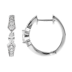 10K SI1 (H) Diamond Gold Earrings