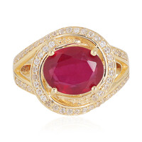 Madagascar Ruby Silver Ring