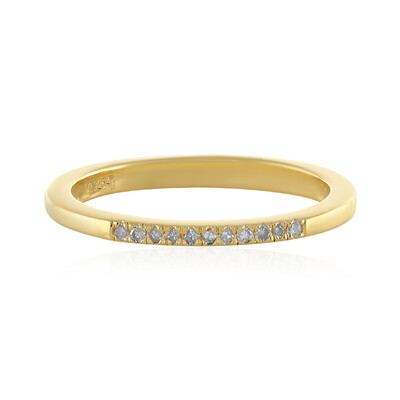 I4 (J) Diamond Silver Ring