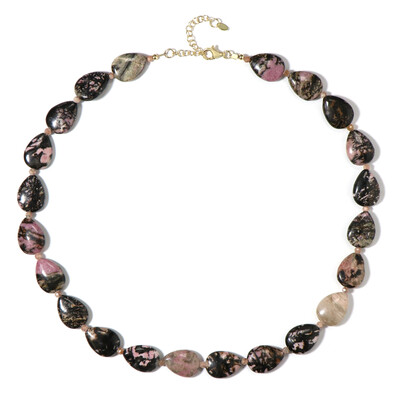 Rhodonite Silver Necklace