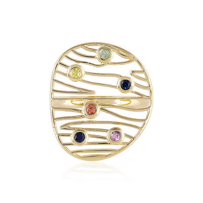 9K Orange Sapphire Gold Ring (Ornaments by de Melo)