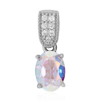 Moonlight Topaz Silver Pendant