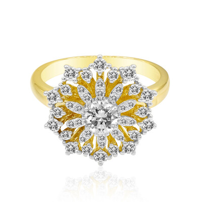 14K SI1 (G) Diamond Gold Ring (Annette)