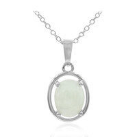 Aquamarine Silver Necklace
