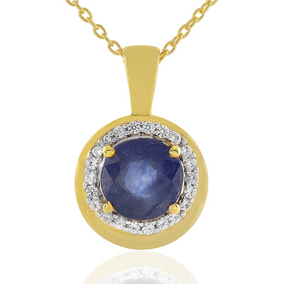 Madagascar Blue Sapphire Silver Necklace