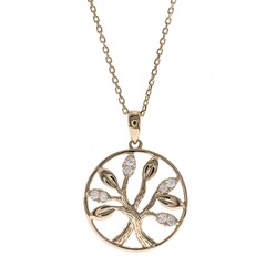 14K I1 (H) Diamond Gold Necklace (CIRARI)