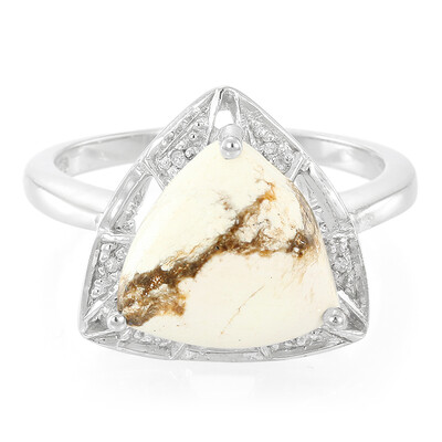 Magnesite Silver Ring