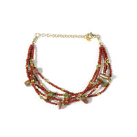 Unakite Silver Bracelet (Riya)