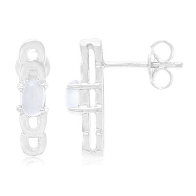 Turkish Chalcedony Silver Earrings