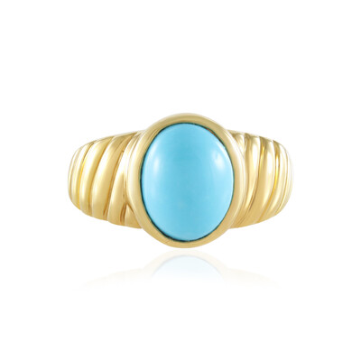 Sleeping Beauty Turquoise Silver Ring
