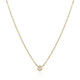 9K Flawless (G) Diamond Gold Necklace