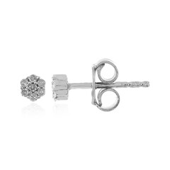 I1 (I) Diamond Silver Earrings