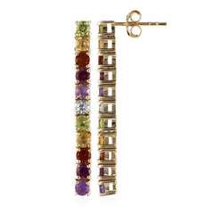 Burmese Peridot Silver Earrings