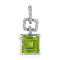 Peridot Silver Pendant