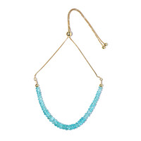 Apatite Silver Bracelet