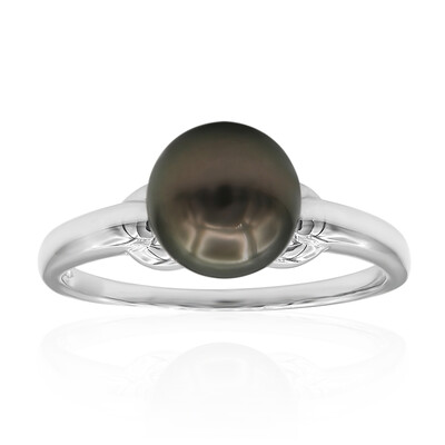 Tahitian Pearl Platinum Ring