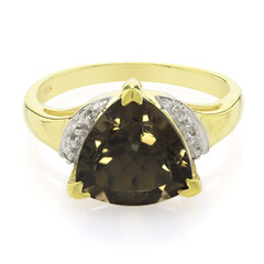 Smoky Quartz Silver Ring