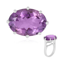 Uruguayan Amethyst Silver Ring