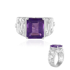 Siberian Amethyst Silver Ring (de Melo)