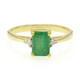 Bahia Emerald Silver Ring