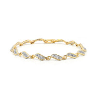 9K SI2 (G) Diamond Gold Bracelet