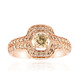 9K VS1 Argyle Rose De France Diamond Gold Ring (Annette)